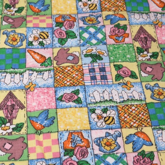 Country Cute FABRIC cotton polyester blend 66x46" (1.38 yards) birdhouses - Picture 3 of 7